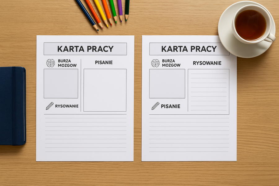 Karta pracy: "Co można robić w deszczowy dzień?"