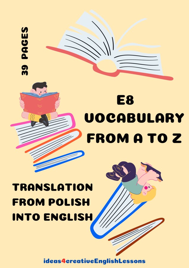 E8 VOCABULARY FROM A TO Z
