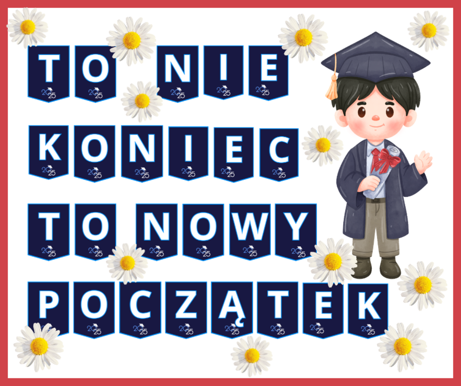 2 GIRLANDY NA ZAKOŃCZENIE SZKOŁY
