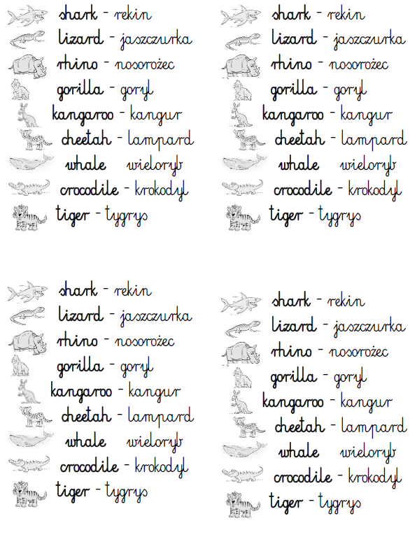 Słowniczek Bugs Team 3