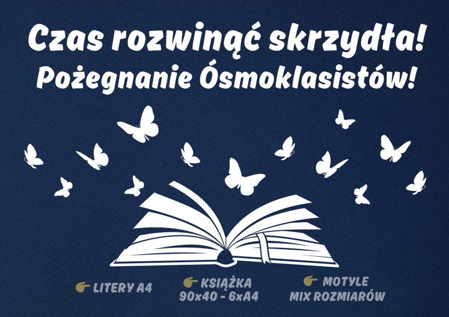 DEKORACJA XXL - ZAKOŃCZENIE ROKU - CZAS ROZWINĄĆ SKRZYDŁA