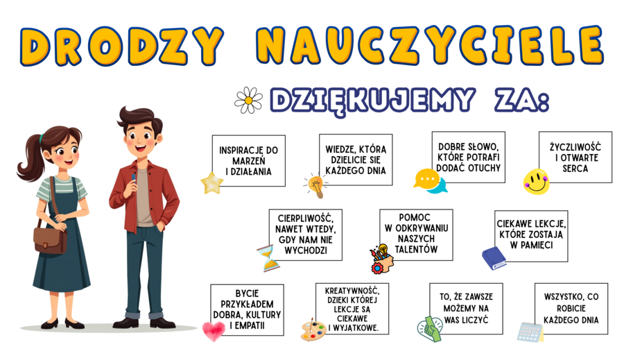 PROMOCJA! Gazetka szkolna z okazji Dnia Nauczyciela – wyjątkowa dekoracja szkolnego korytarza i apelu, dodatkowe elementy dekoracyjne