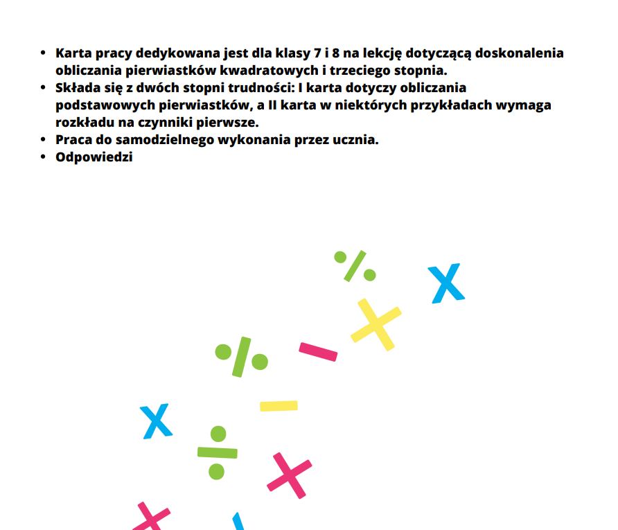 Pierwiastki - labirynt