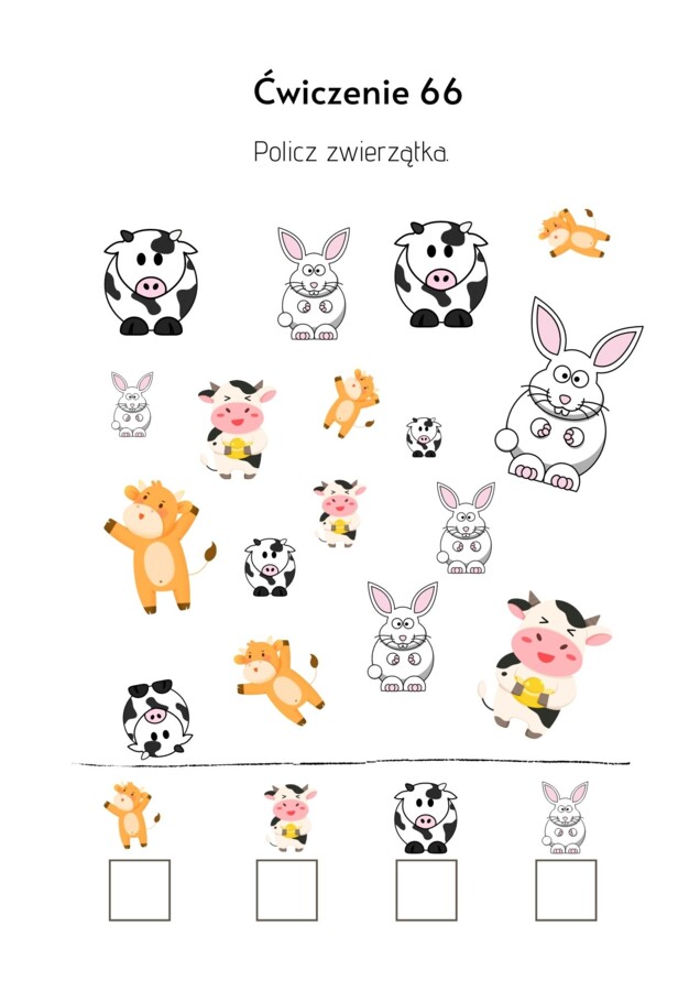 Ćwiczenia rozwijające umiejętności poznawcze dla przedszkolaków. Część 1