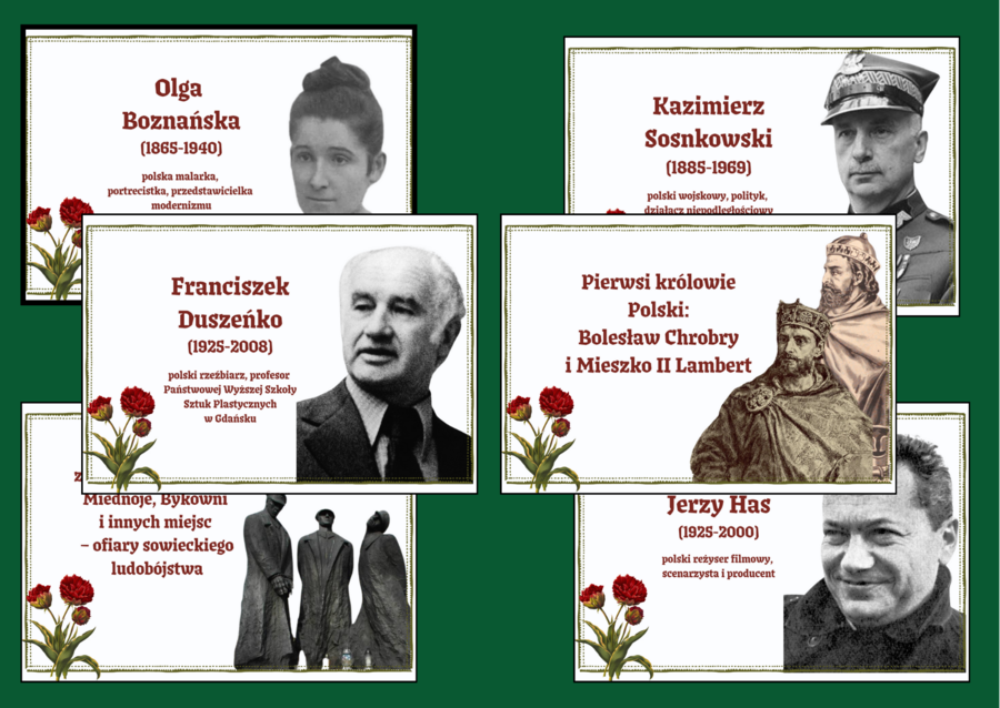 PATRONI ROKU 2025 – gazetka – biblioteka – język polski – 11 stron – wersja 3