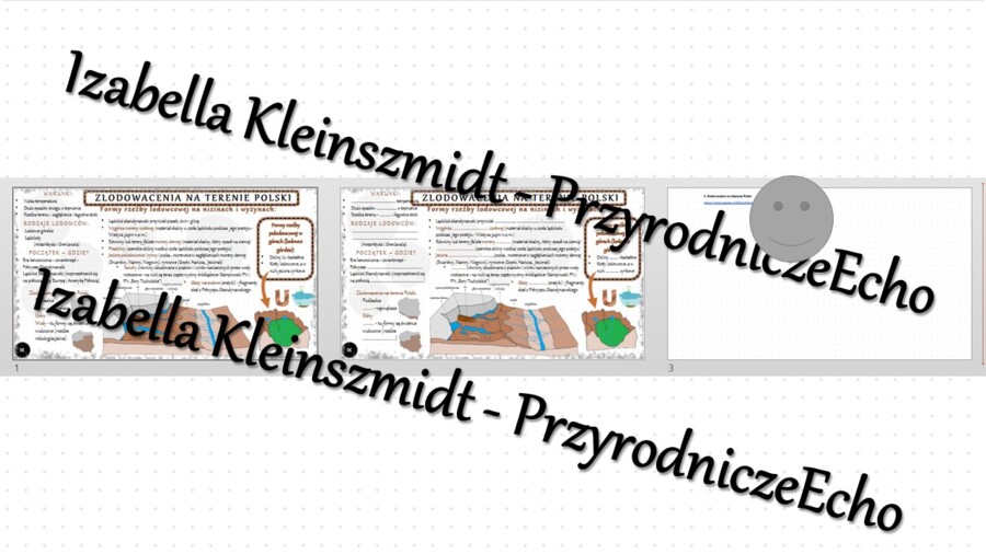 Minizestaw na temat „Zlodowacenia na obszarze Polski” – sketchnotka + karta pracy w power point + gratisowy link do prezentacji multimedialnej niekomercyjnej wykonanej w genial.ly do indywidualnego pobrania i użycia do celów niekomercyjnych. Geografia 7,