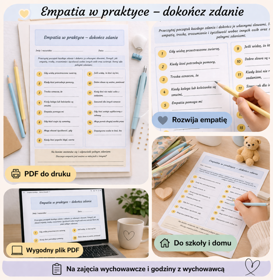 Empatia w praktyce – dokończ zdanie