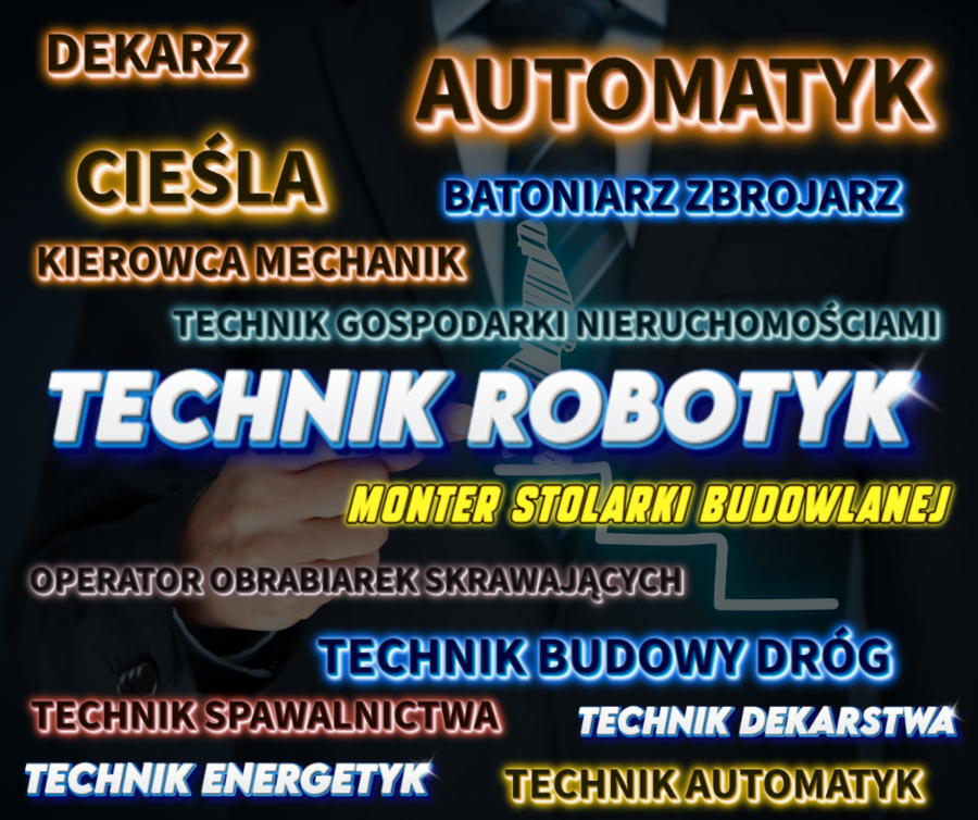 34 zawody kluczowe dla rynku pracy 2026 – POZNAJ , POMYŚL, ZDECYDUJ!