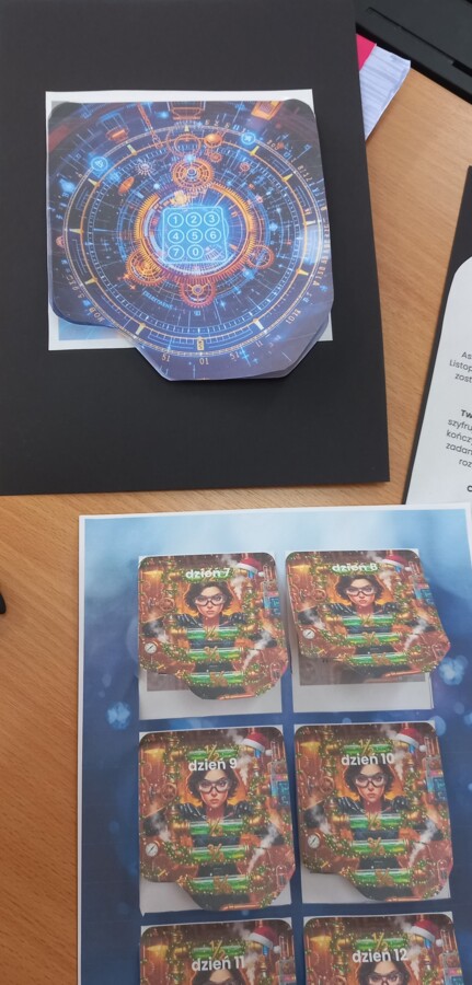 Kalendarz adwentowy matematyka Varex i Solara - Operacja Chronos - klasa 6 (5)