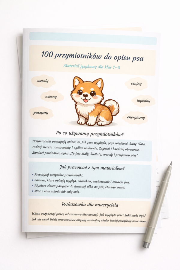 100 przymiotników do opisu psa