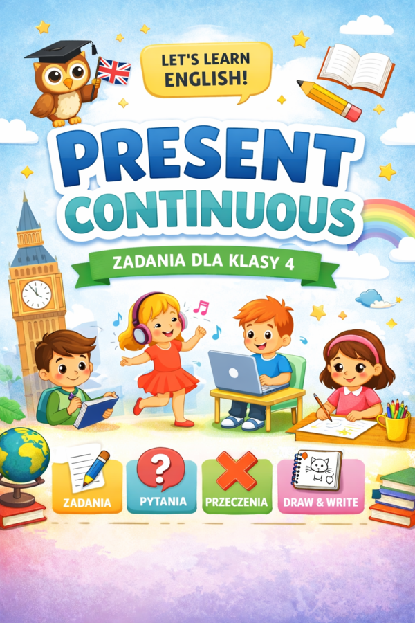 Present Continuous Klasa 4