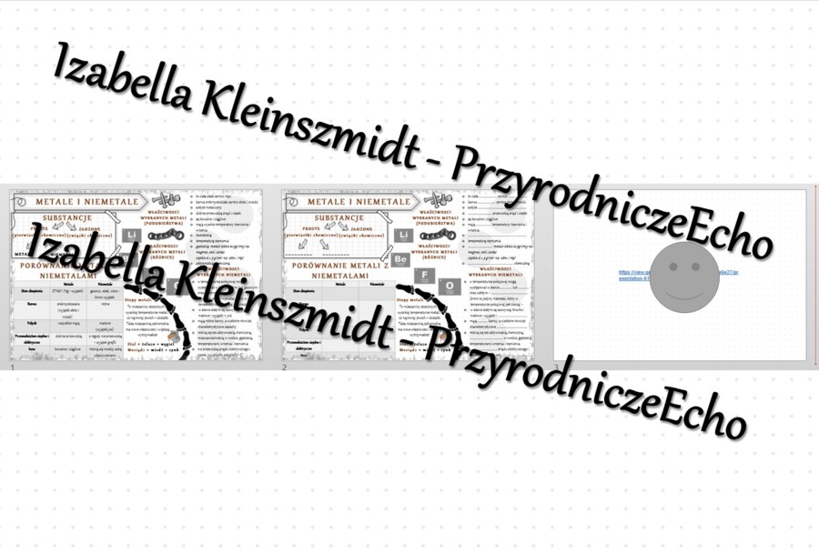 Minizestaw na temat „Metale i niemetale” – sketchnotka + karta pracy w power point + gratisowy link do prezentacji multimedialnej niekomercyjnej wykonanej w genial.ly do indywidualnego pobrania i użycia do celów niekomercyjnych. Chemia 7, „Substancje”
