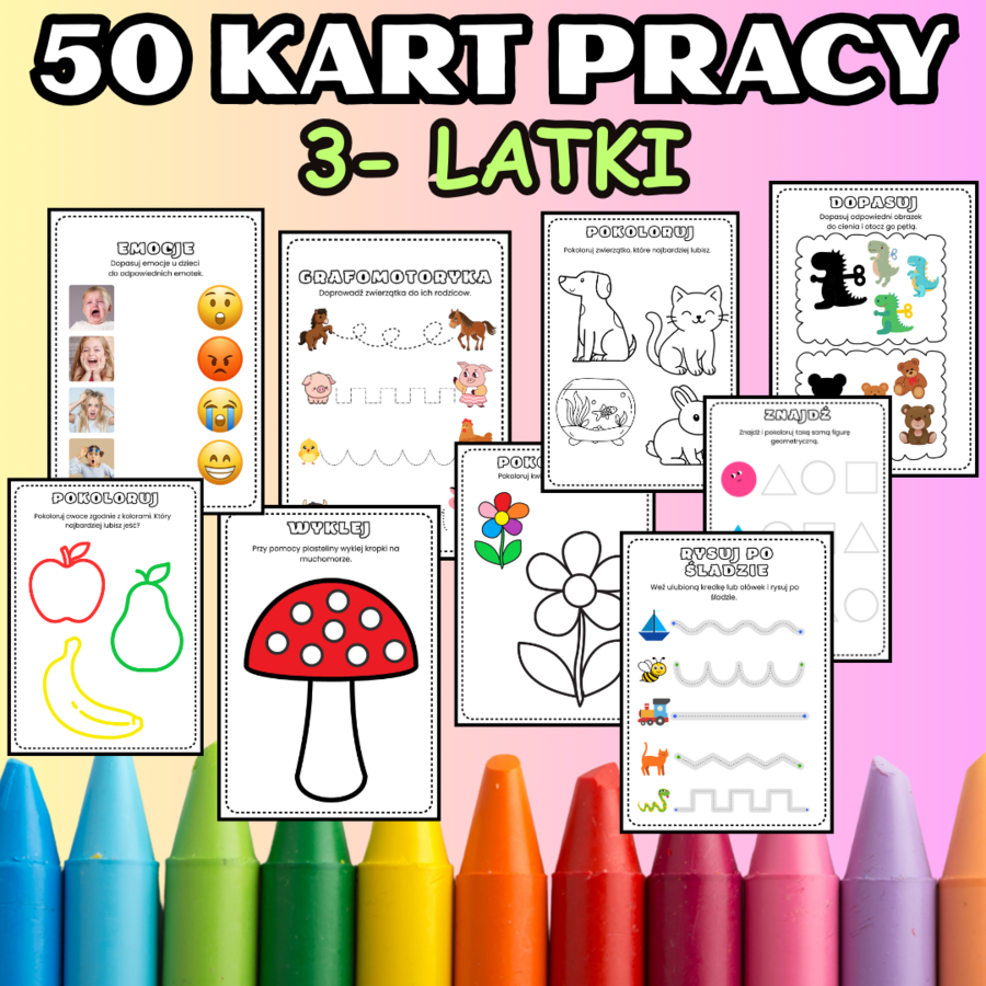 KARTY PRACY - 3 LATKI