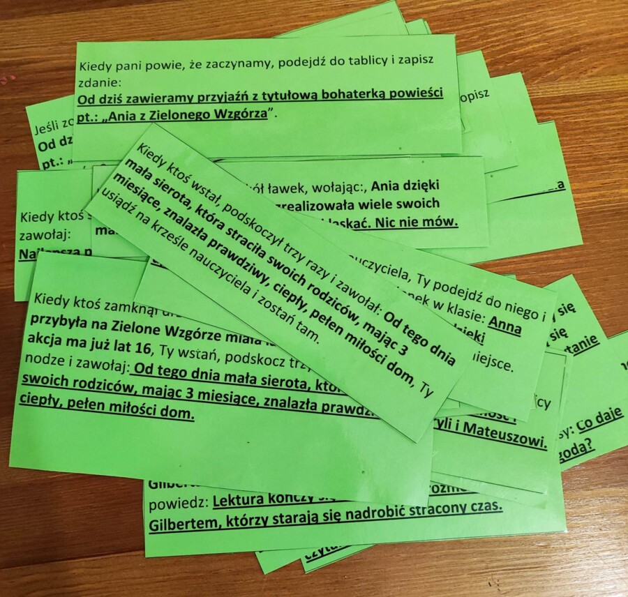 Ania z Zielonego Wzgórza - test na uważność