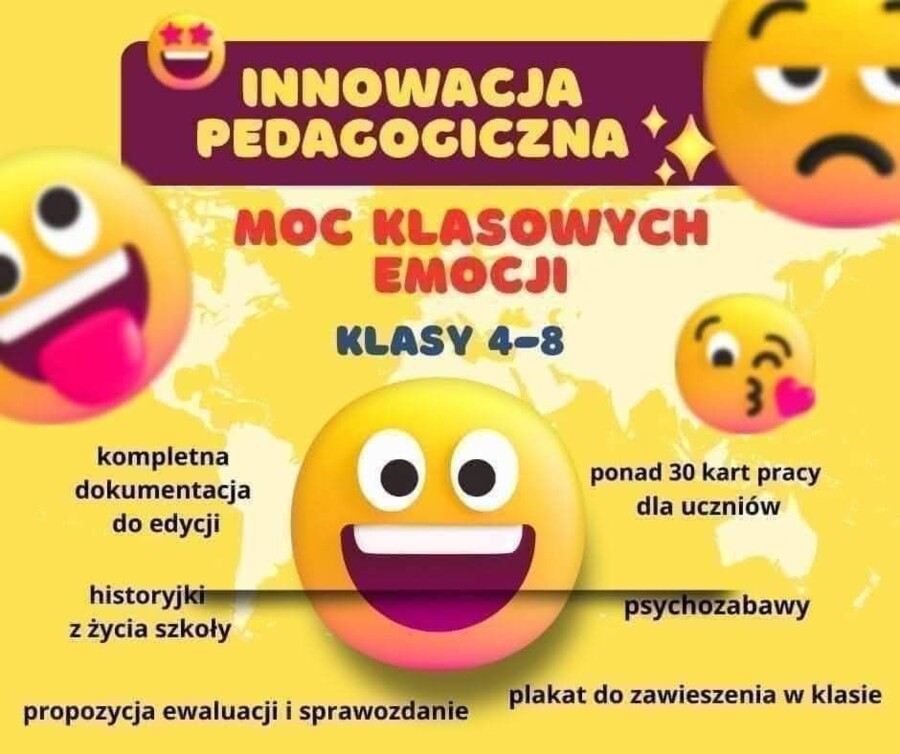 Moc klasowych emocji - innowacja pedagogiczna dla klas 4-8