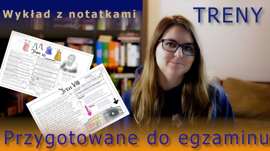 "Treny" - szczegółowe omówienie do egzaminu ósmoklasisty - film youtube