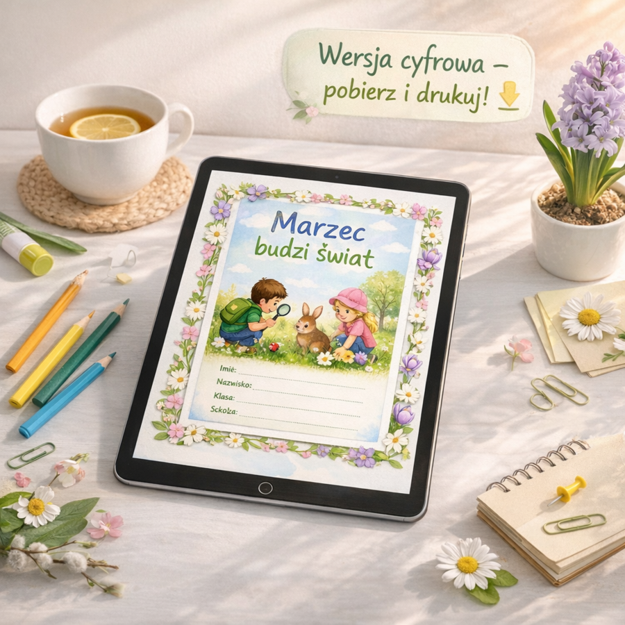 Marzec budzi świat. Karty pracy o zjawiskach wiosennych