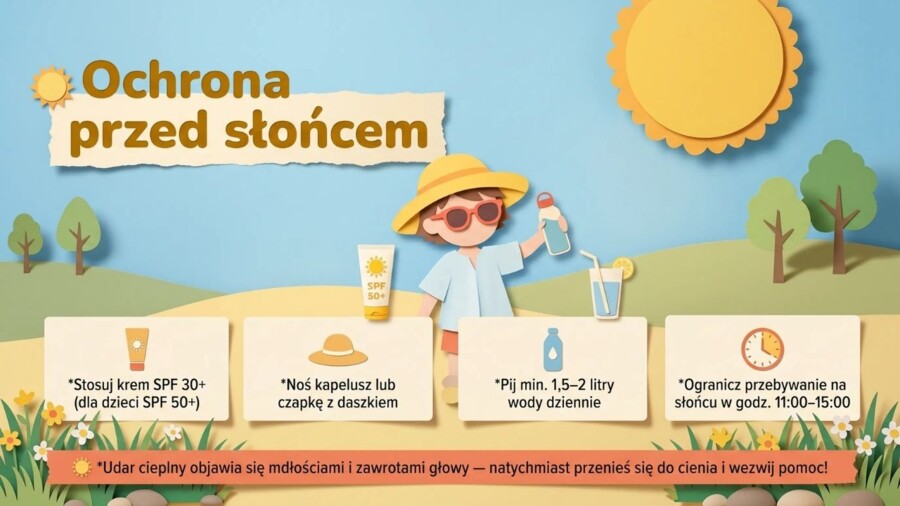 Wakacje – prezentacja edukacyjna i gazetka szkolna o bezpiecznym, zdrowym i ciekawym wypoczynku