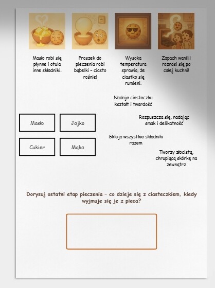 Wspólne pieczenie ciasteczek z dziećmi