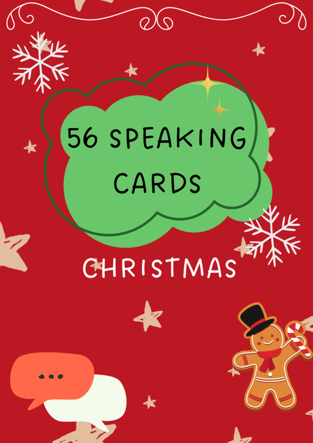 Boże Narodzenie/ Christmas / Karty do mówienia / Speaking / Konwersacje / Klasy 4-6 / Klasy 6-8 / Liceum / SP / Warm-up / Rozgrzewka / Gotowa lekcja