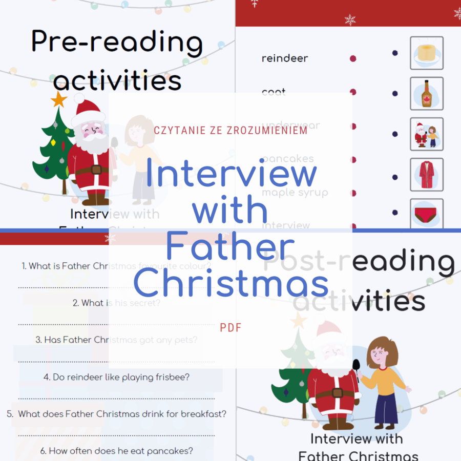 Interview with Father Christmas - czytanie ze zrozumieniem