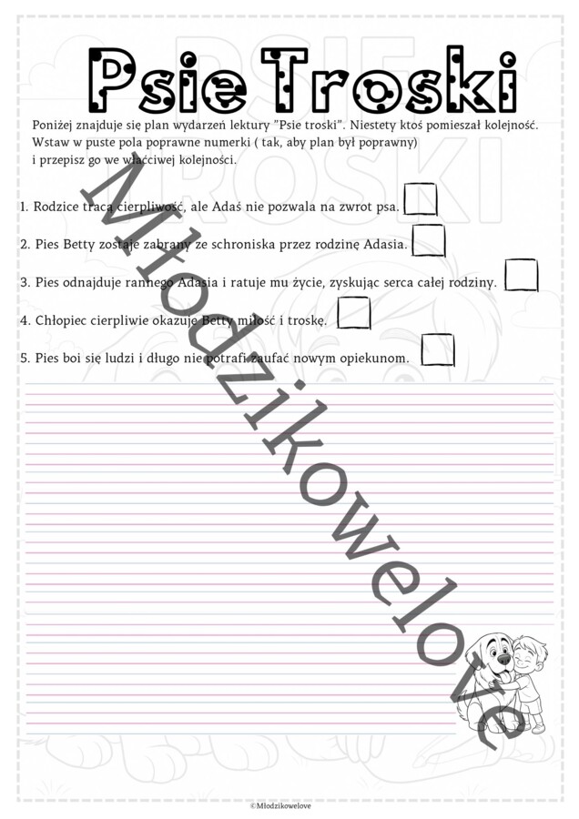 Lekturownik- Psie troski