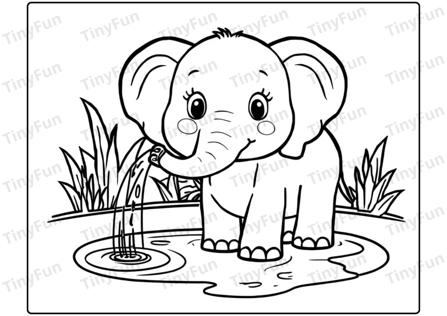 Zwierzęta z zoo – kolorowanki dla dzieci (25 stron)