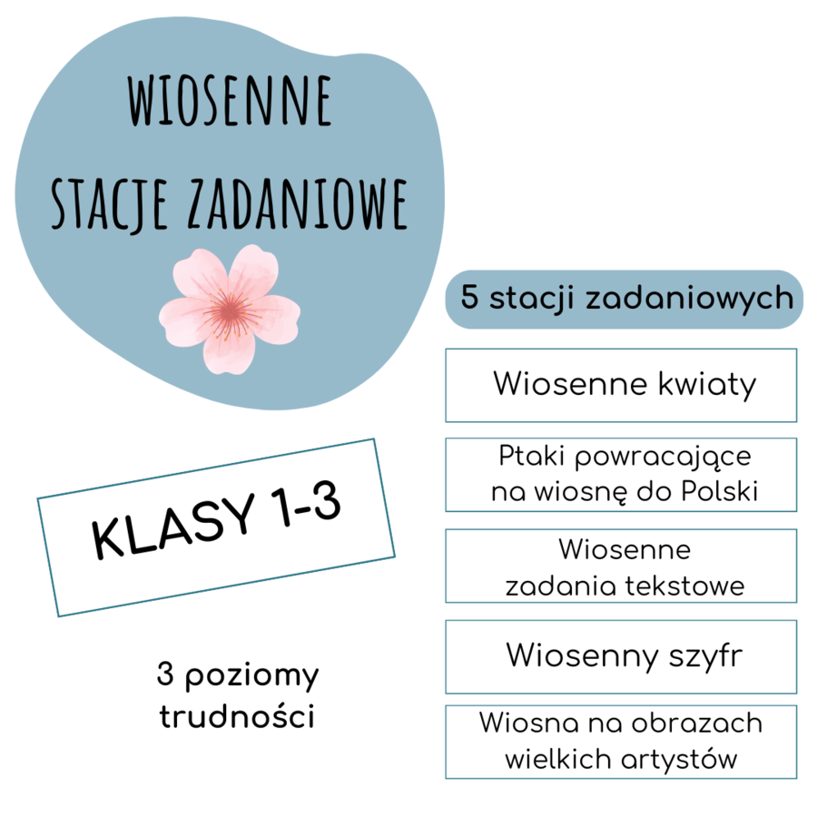 WIOSENNE STACJE ZADANIOWE dla klas 1-3
