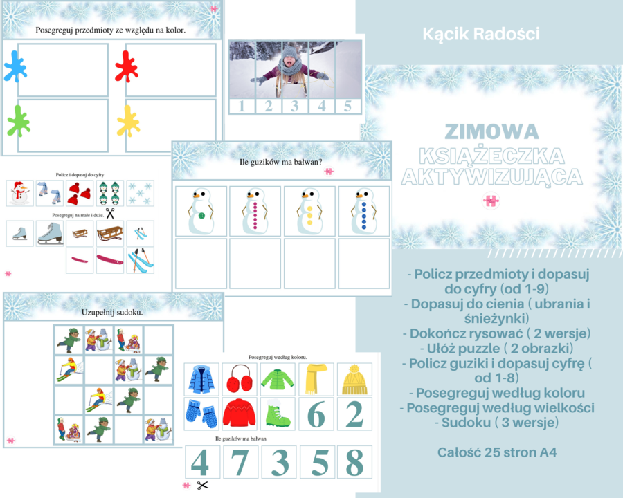 Książeczka aktywizująca ZIMA