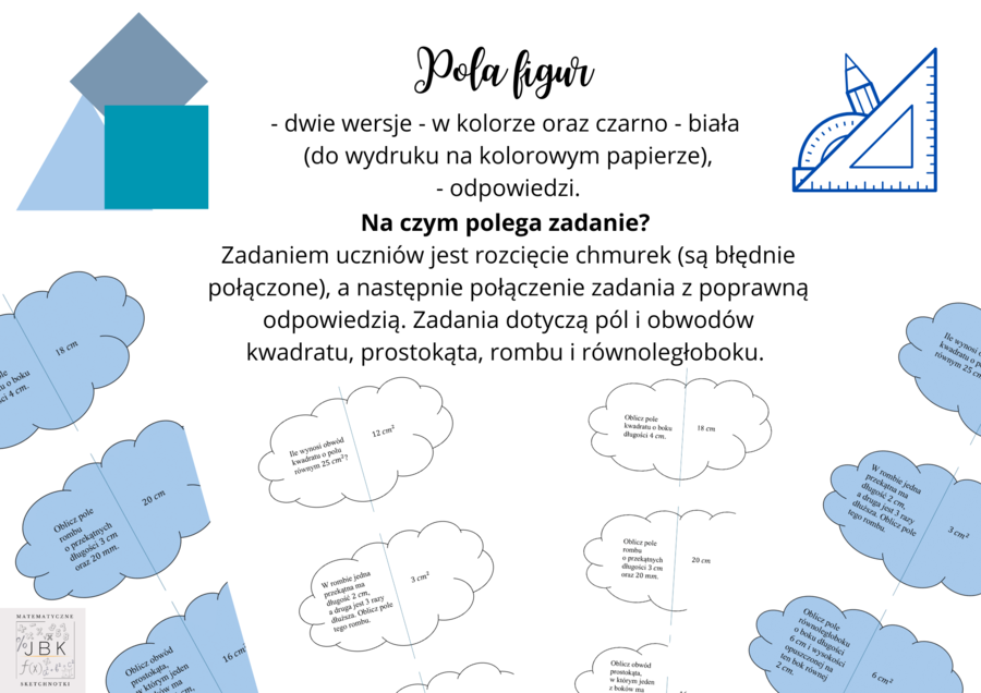 Pola figur - chmurki