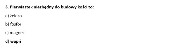 Test- pierwiastki chemiczne