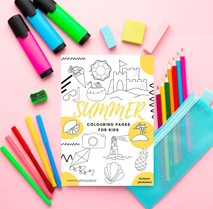Kolorowanka. Lato. Summer Colouring Pages for Kids