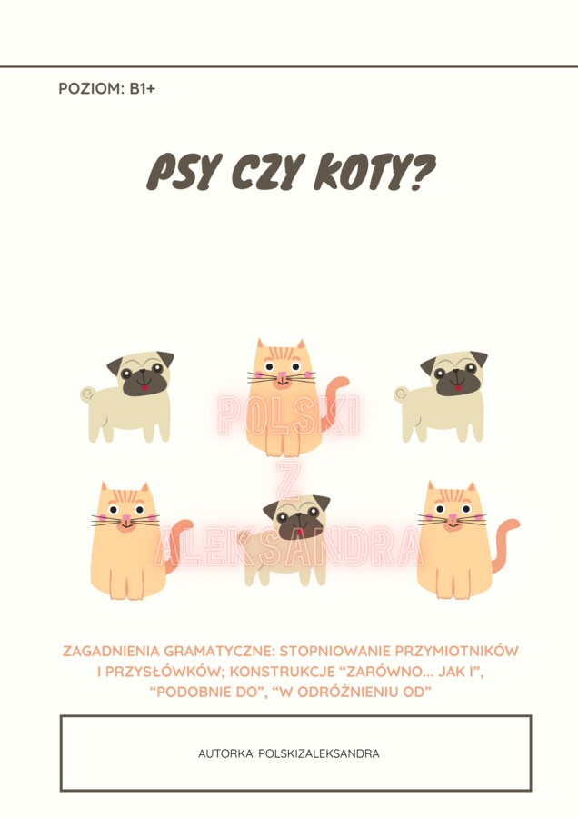 Lekcja jpjo poziom B1+