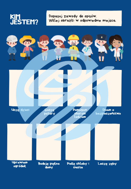 LEKCJA O ZAWODACH DLA MŁODSZYCH DZIECI TRENING UMIEJĘTNOŚCI SPOŁECZNYCH TUS