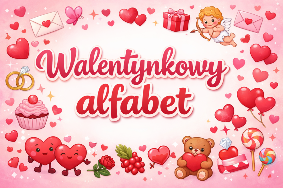 Walentynkowy alfabet