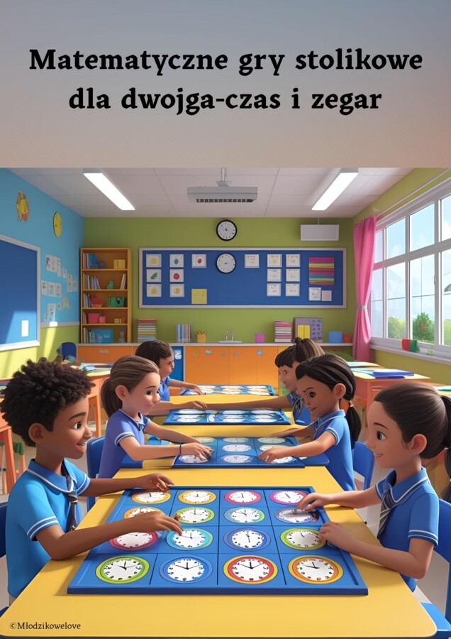 Matematyczne gry stolikowe-czas i zegar