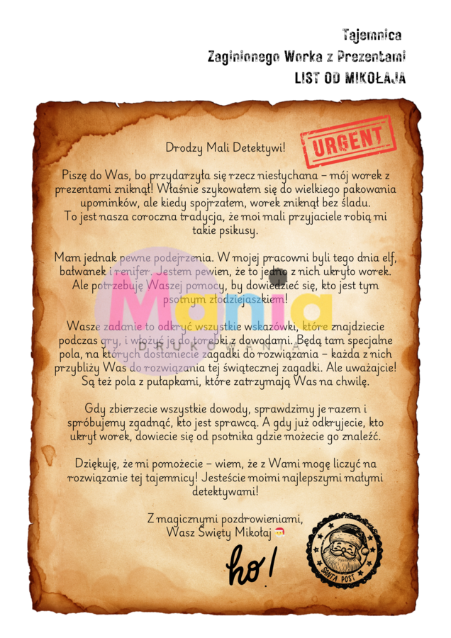 Tajemnica Zaginionego Worka z Prezentami