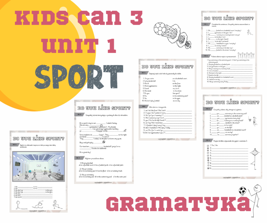 Kids can 3 unit 1 - gramatyka