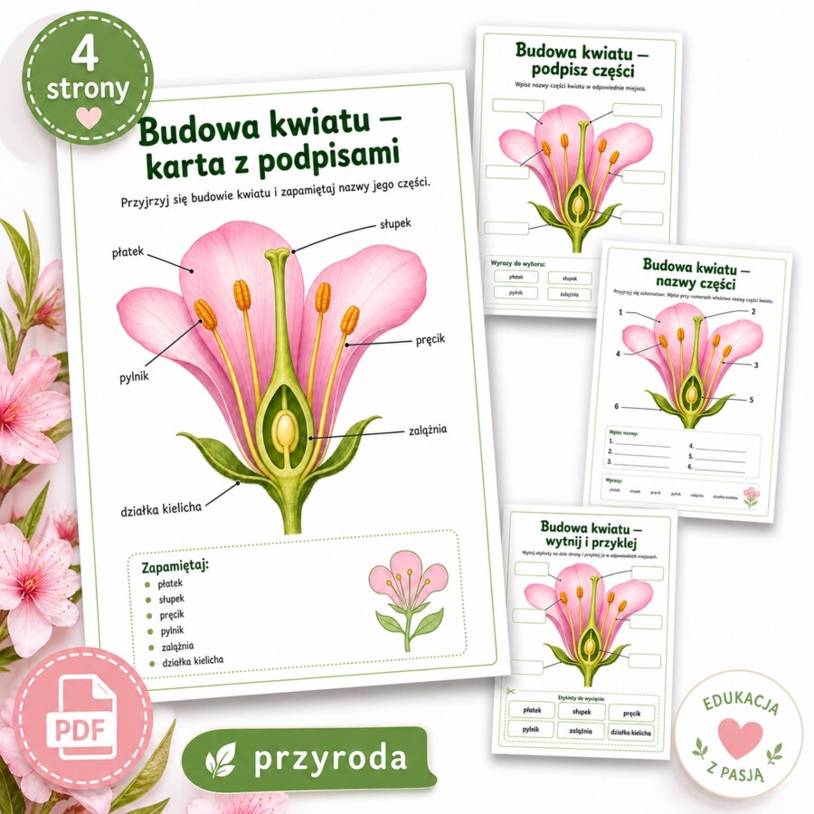 Budowa kwiatu