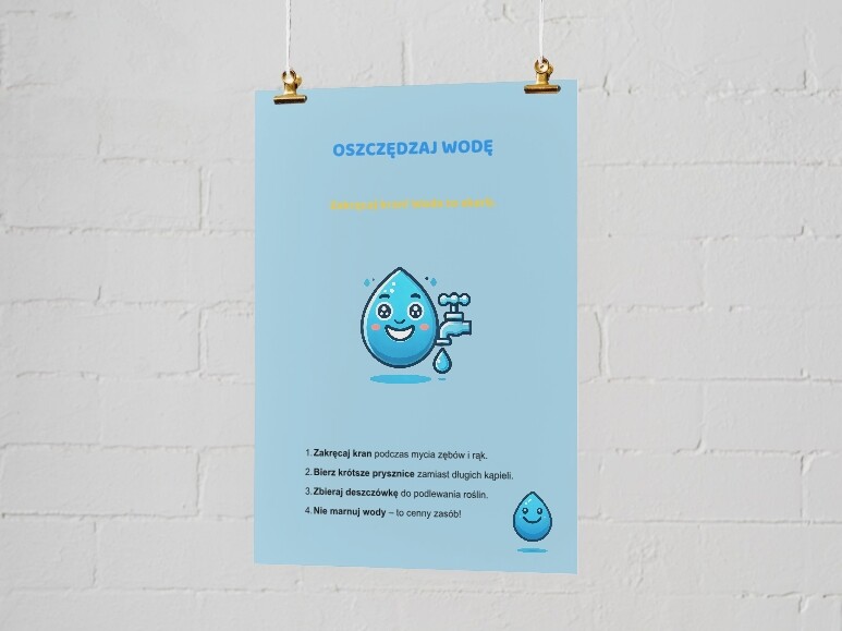 Proste plakaty z zasadami dbania o środowisko. Zasady "małego ekologa".