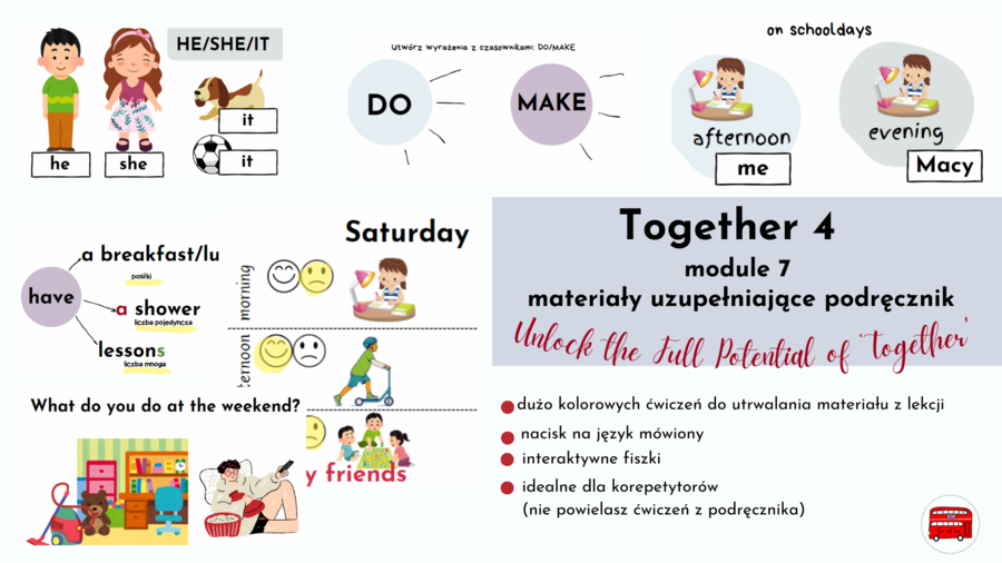 Together 4, unit 7, materiały uzupełniające/rozszerzające podręcznik, Present Simple