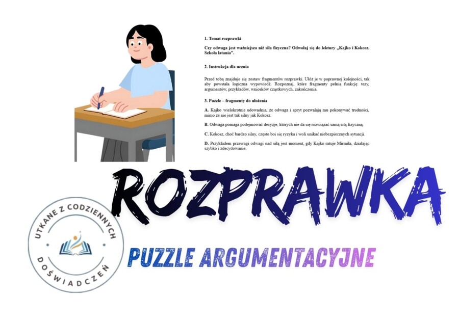 PUZZLE ARGUMENTACYJNE- przykład 3