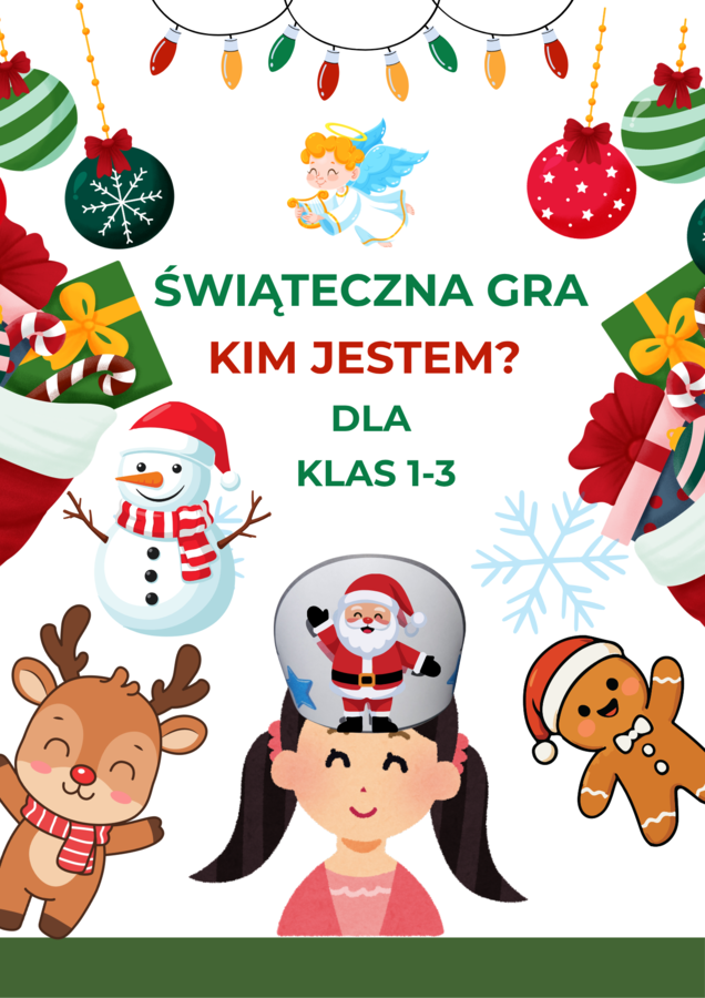 „Kim jestem?” — świąteczna gra, która ratuje klasową wigilijkę