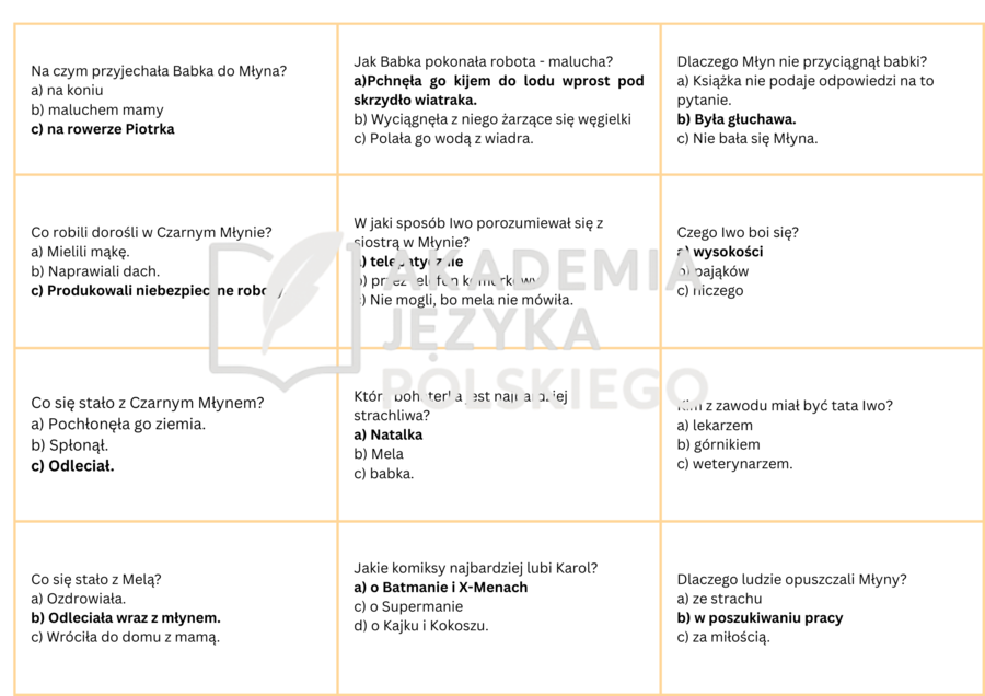 HIT! Czarny Młyn Marcina Szczygielskiego - gra planszowa+bonus czytelniczy