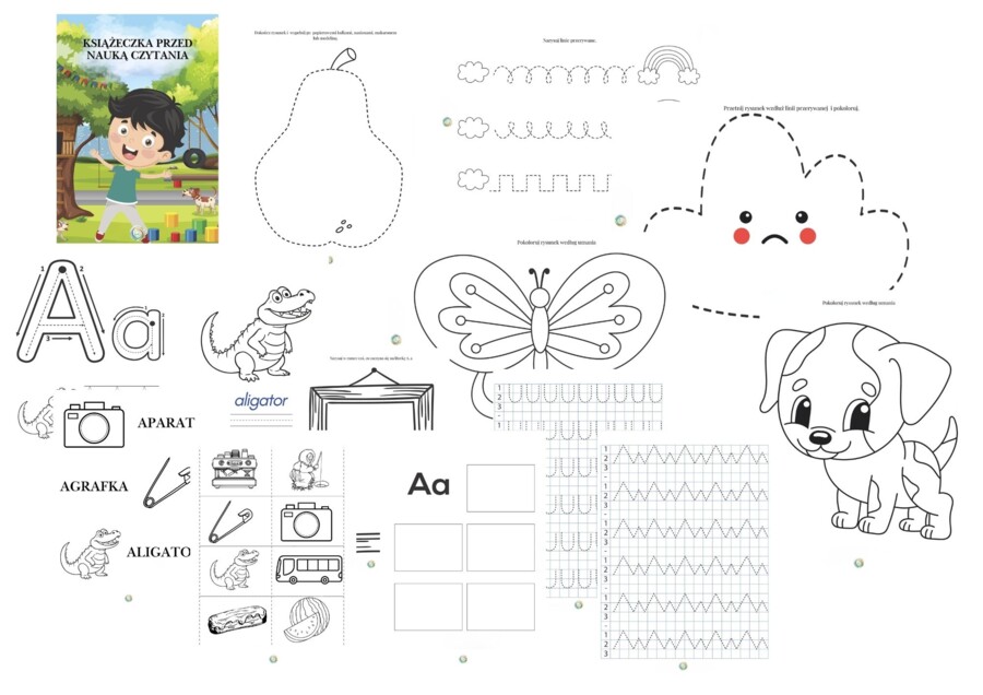 KSIĄŻECZKA PRZED NAUKĄ CZYTANIA