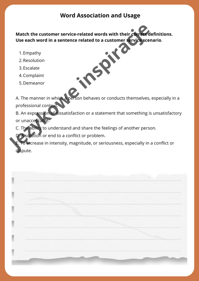 CUSTOMER SERVICE - gotowa lekcja dla dorosłych