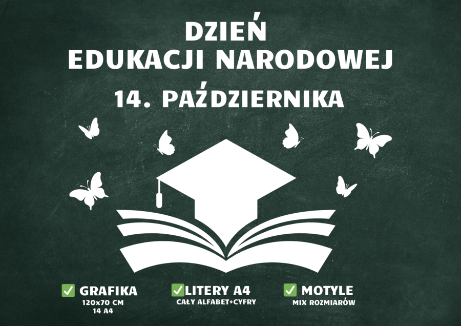DZIEŃ EDUKACJI NARODOWEJ - 14.10 - DEKORACJA XXL