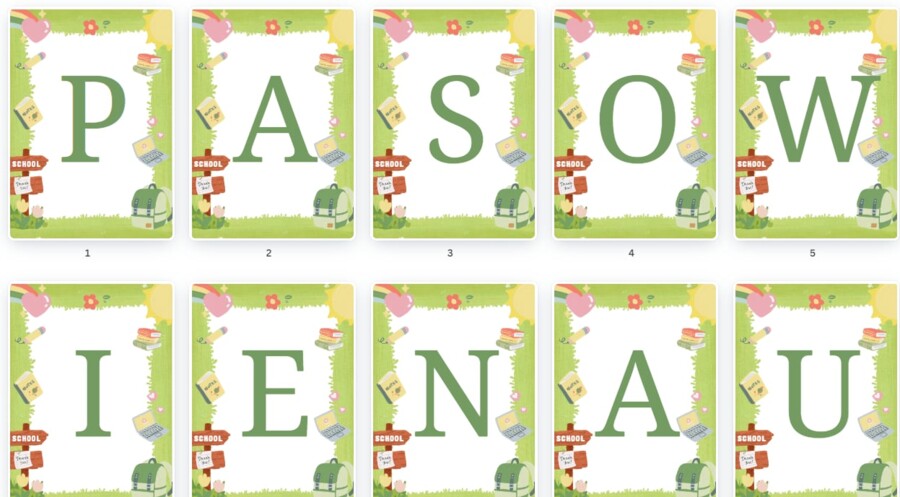 PASOWANIE NA UCZNIA GIRLANDA