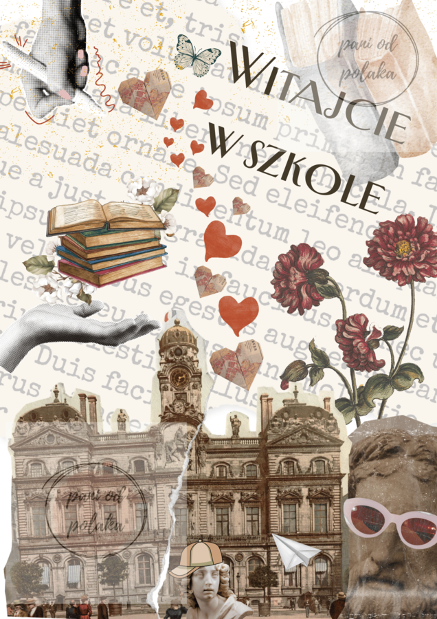 Plakat WITAJCIE W SZKOLE