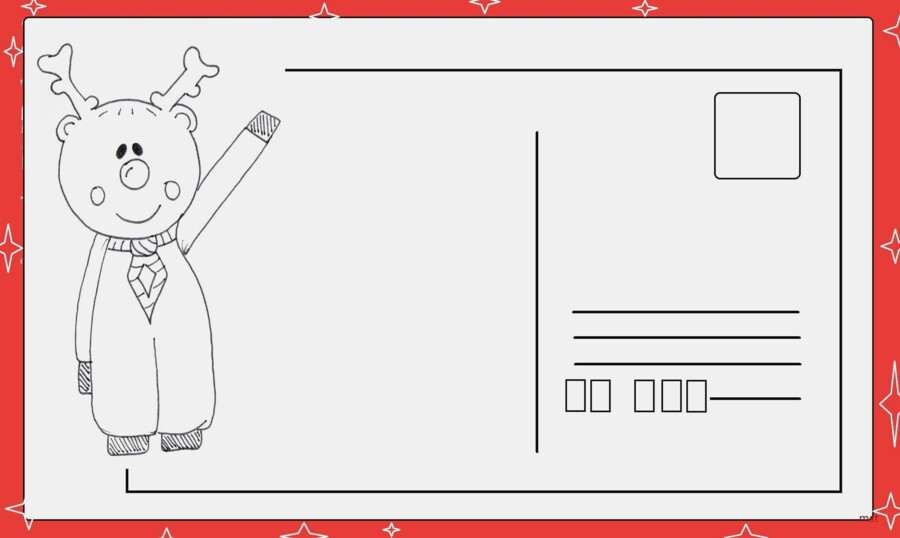 Język polski. Kartka świąteczna